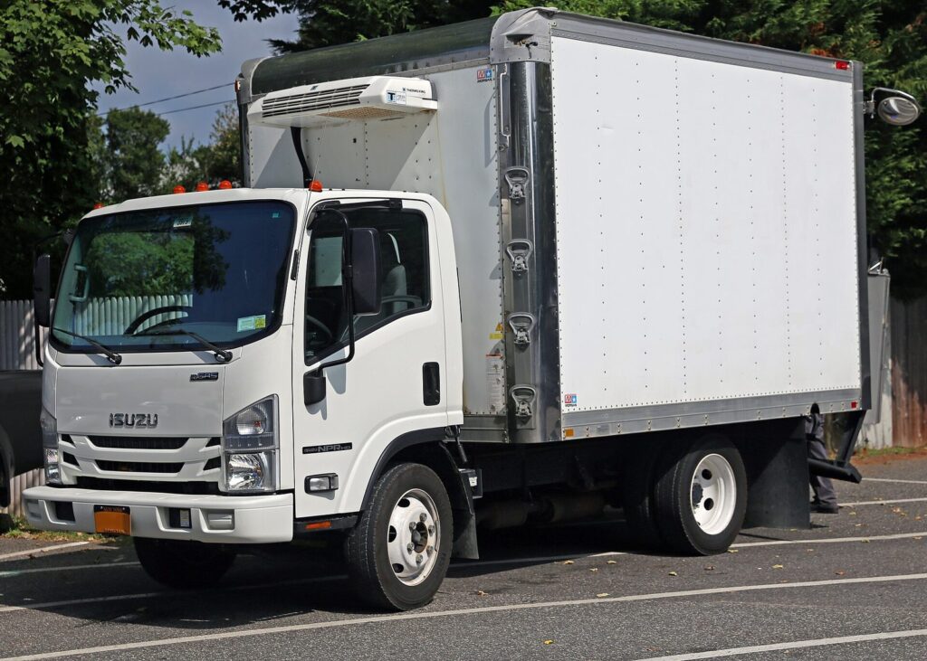 Isuzu Elf light truck, a Japanese commercial export