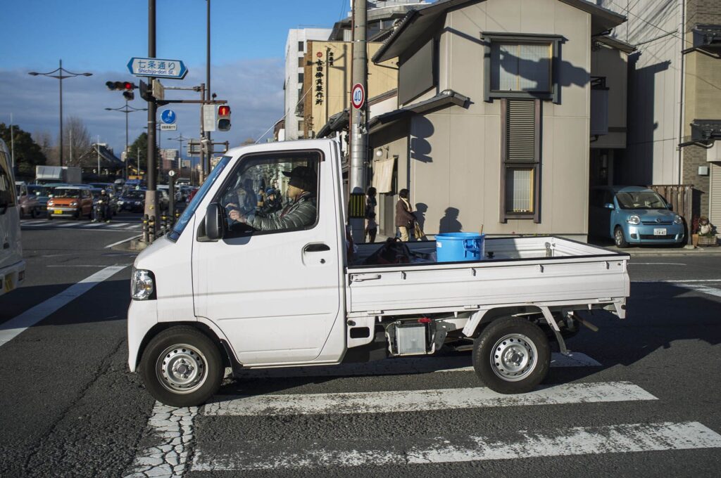 Japanese kei truck, a compact commercial vehicle