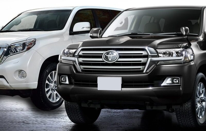 Toyota Land Cruiser Prado SUVs exported from Japan