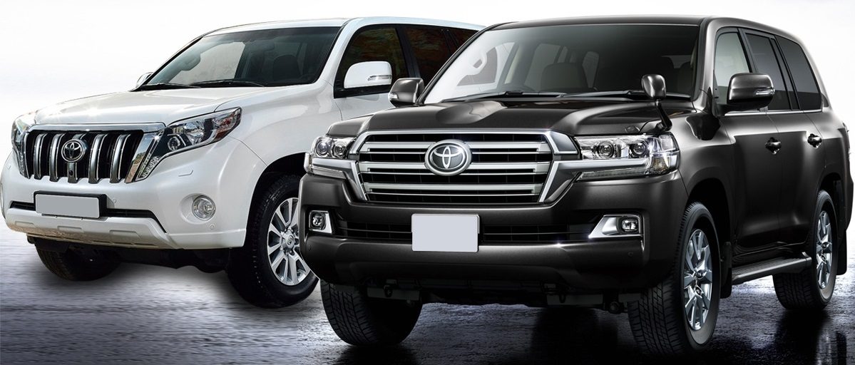 Toyota Land Cruiser Prado SUVs exported from Japan