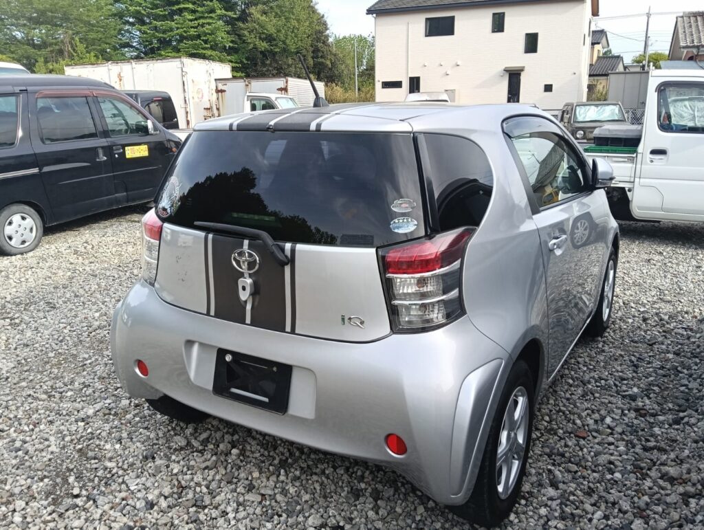 Toyota iQ micro car rear view in Japan