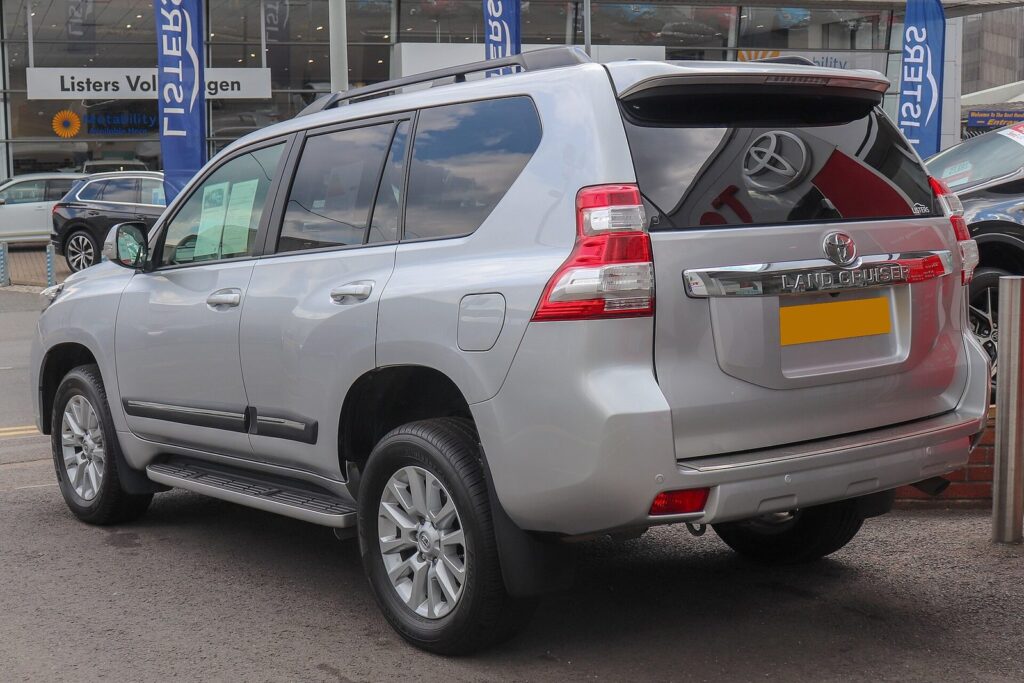 Toyota Land Cruiser Prado rear view, Japanese used SUV