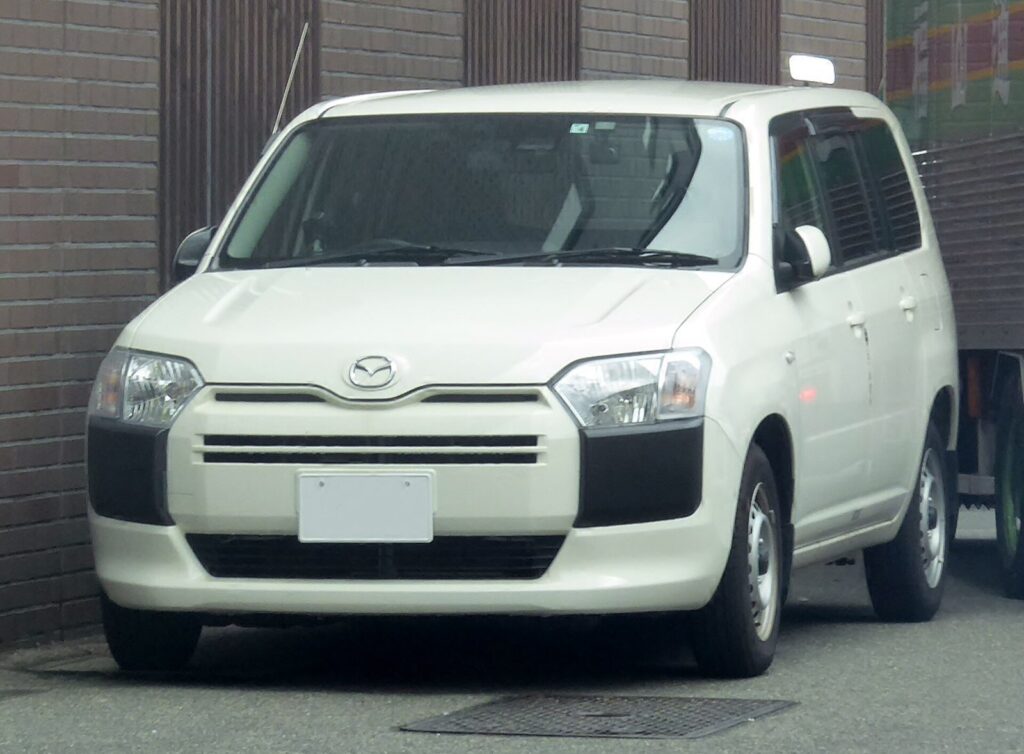 Cream Toyota Probox van from Japan